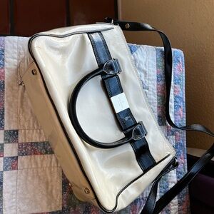 Kate Spade Chic Black and Cream Handbag